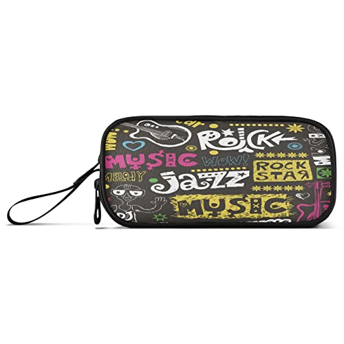 Musica Black Jazz Rock Astuccio Borsetta Porta