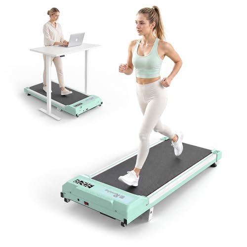 Image of Walking Pad Treadmill for Home Office, Under Desk Treadmill with 2.5HP Quiet Motor, 6% Manual Incline, Remote Control, LED Display, 300 lbs Capacity
