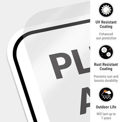 Image of Package Delivery Sign, Delivery Instructions Deliver All Package to Front Door Sign, 12x18 Inches, Rust Free .063 Aluminum, Fade Resistant, Made in USA