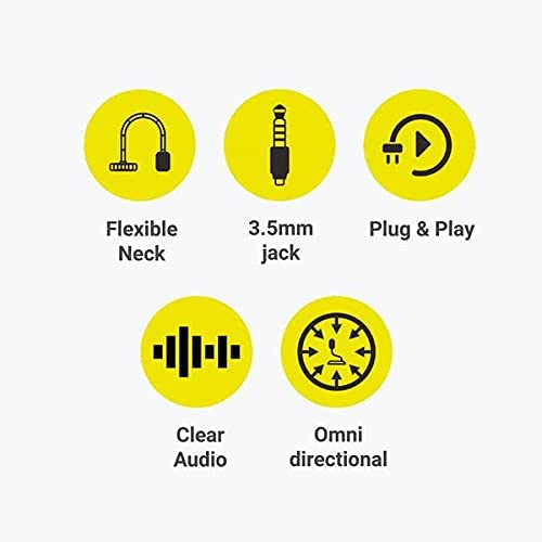 Zebronics ZebSM500 pro360-degree Adjustable mic with a Flexible Neck, 3.5 mm Jack, Crystal Clear Sound - Image 2