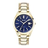 Accurist Mens Everyday 40mm Quartz Watch in Blue with Analogue Display, and Stainless Steel Bracelet 74015