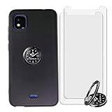 FLYME.US for Wiko Life 3 U316AT Case with Screen Protector Tempered Glass (2 Pack),Flexible Scratch