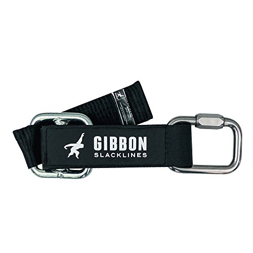 Gibbon Slacklines Slow Release Slackline Kit, Negro, Talla Única