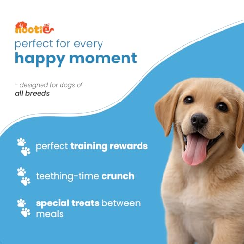 Image of Nootie Milk Biscuits for Puppies - 900g x 2 | Real Milk & Cheese Flavour | Natural & Digestible Calcium Dog Biscuit for Puppy for Training, Dental Care & Growth | Healthy Treats for All Puppy Breeds