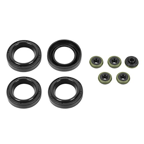 Image of X AUTOHAUX Engine Valve Cover Gasket Set 12030-P2A-000 for Honda Civic CX DX EX GX HX LX 1.6L 1996-2000 for Honda Civic del Sol 1.6L 1996-1997