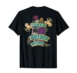 Welder Helper Inked Skull Tattoo Backside Design T-Shirt