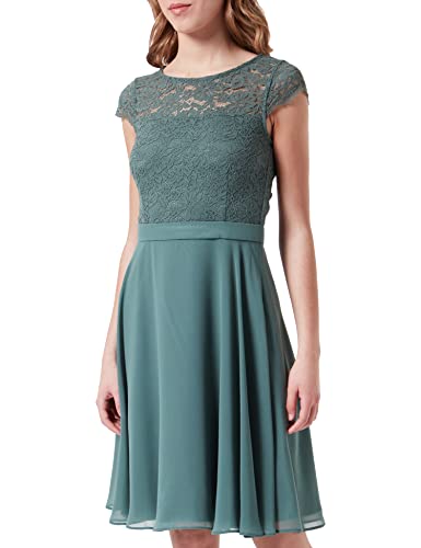 Vera Mont Vera Mont 0255/4825 Vestido, Verde Oscuro, 36 para Mujer