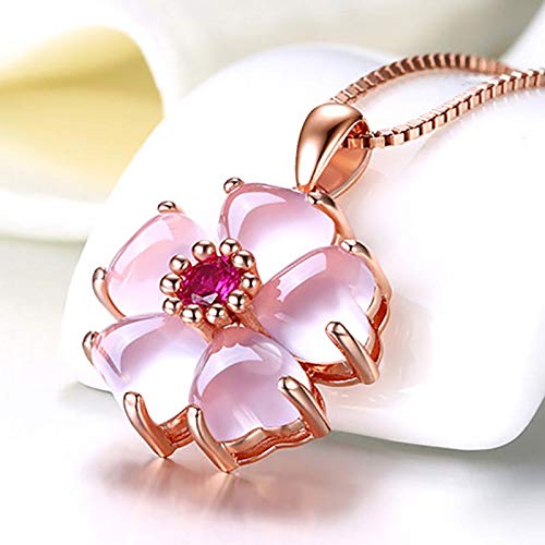 Collier anti ternissement argent rose pour peau sensible - 5