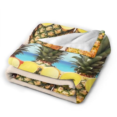 Couverture pelucheuse double face KHiry motif géométrique chic - 7
