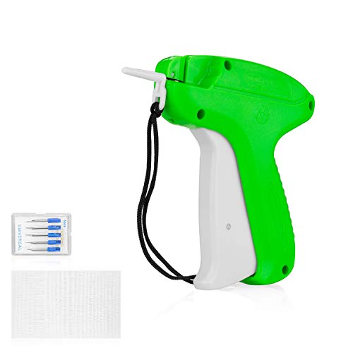 STARVAST Etiquettes de Prix Pistolet, 5Pcs Aiguilles de Rechange+1200Pcs Fils Paddle,Etiquettes Pistolet pour Vêtement Chapeaux de Chaussettes Cover