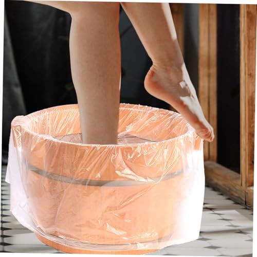 100 piezas bolsas desechables para baño de pies miniatura 5