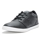 Lacoste Men's Minzah Sneaker, Black & White, 9.5