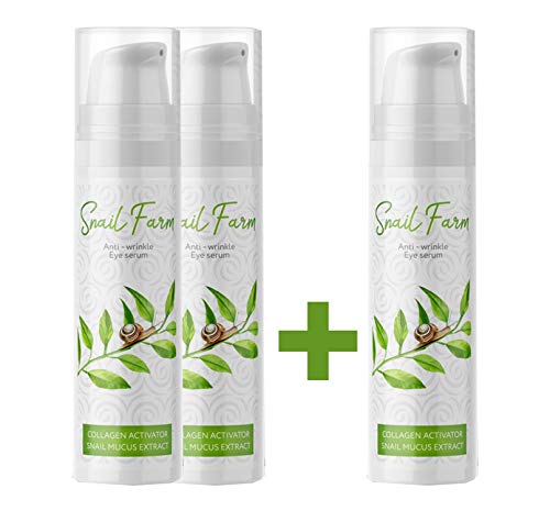 Snail farm eye serum  Suero ocular antiarrugas - suero rejuvenecedor 2+1