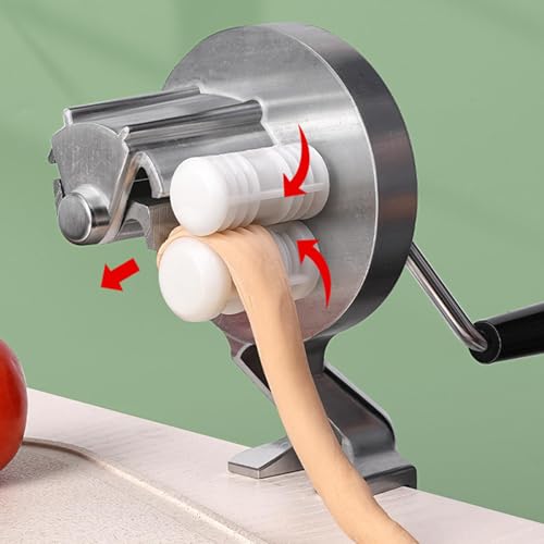 Machine à macaronis avec manivelle en aluminium et machine à pâtes manuelle - 6