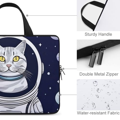 Housse ordinateur portable 13 chat espace pour éviter les rayures de sac - 3