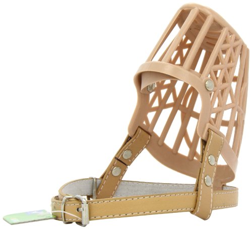 Kerbl Pet Maulkorb Kunststoff Größe 4 U 27cm, Korbtiefe 7cm, braun