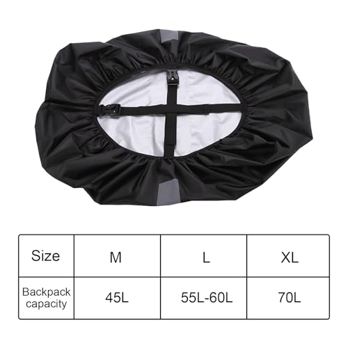 Housse de pluie sac à dos imperméable pour voyage et camping