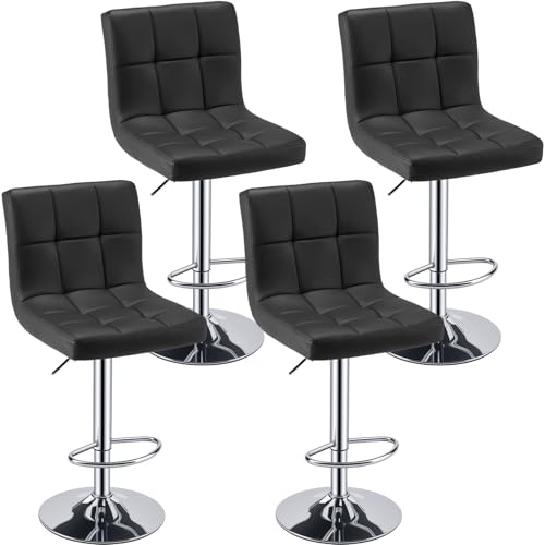 Image of OLIXIS Bar Stools Set of 4, 24 inch Counter Height Bar Chairs for Kitchen