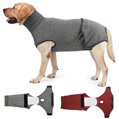ZEYUAN Roupa de Recuperação para Cachorro com 2 Fraldas PCS Camisa de Recuperação para Cirurgia de F