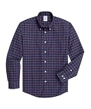 [Brooks Brothers] [ブルックスブラザーズ] ストレッチオックスフォード GFロゴ シーズナルパターン カジュアルシャツ Regular Fit 100223187 ネイビー M