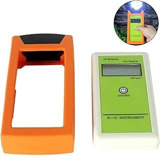 TINTON LIFE Sensitive UVB Meter for Reptile Lamps with Protect Cover UVB Bulb