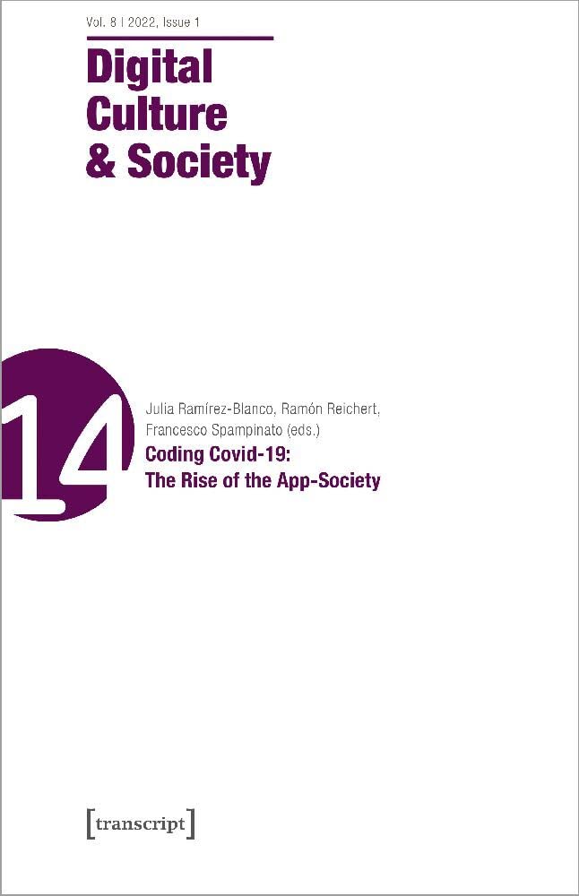 Digital Culture & Society 2022 Coding Covid-19 livre sociologie numérique de l'app-society