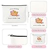 Crochet Gifts for Crocheters Makeup Bag - Knitting Gifts for Women Knitters Crochet Lovers Cosmetic Bag for Purse Travel Toiletry Bags Makeup Pouch With Zipper I'm A Hooker In My Spare Time #2