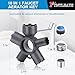 10 in 1 Faucet Aerator Removal Tool Aerator Key Compatible with Insert Thread External Thread Aerator Faucet Filter Kitchen Sink Aerators Replacement Tool Includes M16.5 M18.5 M21.5 M22 M24 M28