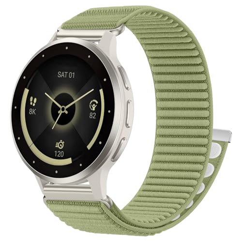 �t�b�N���[�v 18mm �r���v�o���h Garmin Vivoactive 4S/Vivoactive 3S/Venu 4 41mm/Venu 3S/2S�o���h�Ή� �\�t�g�i�C���� �ʋC�� �X�|�[�c�X�}�[�g�E�H�b�`�o���h Garmin Forerunner 