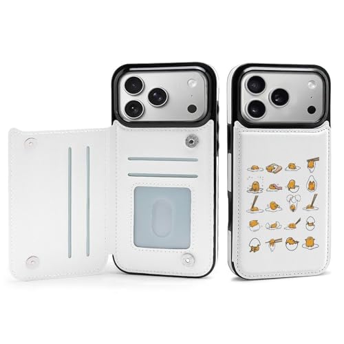 iPhone 17 Pro Max 用 ケース 手帳型 ぐでたま アイフォン17用 対応 スマホケース Case 財布型 カード収納 携帯ケース おしゃれ