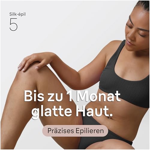 Braun Silk-épil 5 Epilierer Damen, Haarentferner für Langanhaltende Haarentfernung, Ladyshaver, Wasserdicht — Inkl. Bikinitrimmer… – Ansicht 2