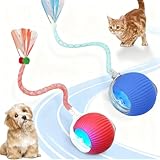 Dumgeo Jouet Chat Interactif 2 Pièces Balle Chat Qui Bouge Toute Seule...