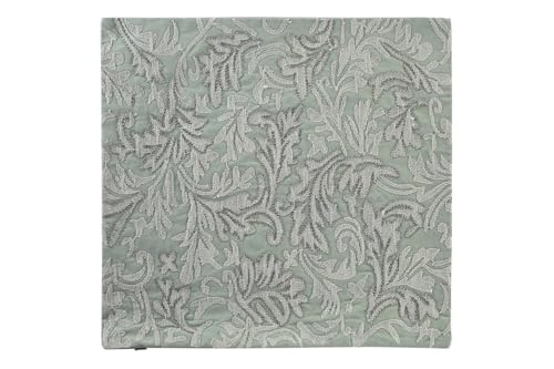 Coussin floral vert en coton 50x50 pour décoration salon - 6