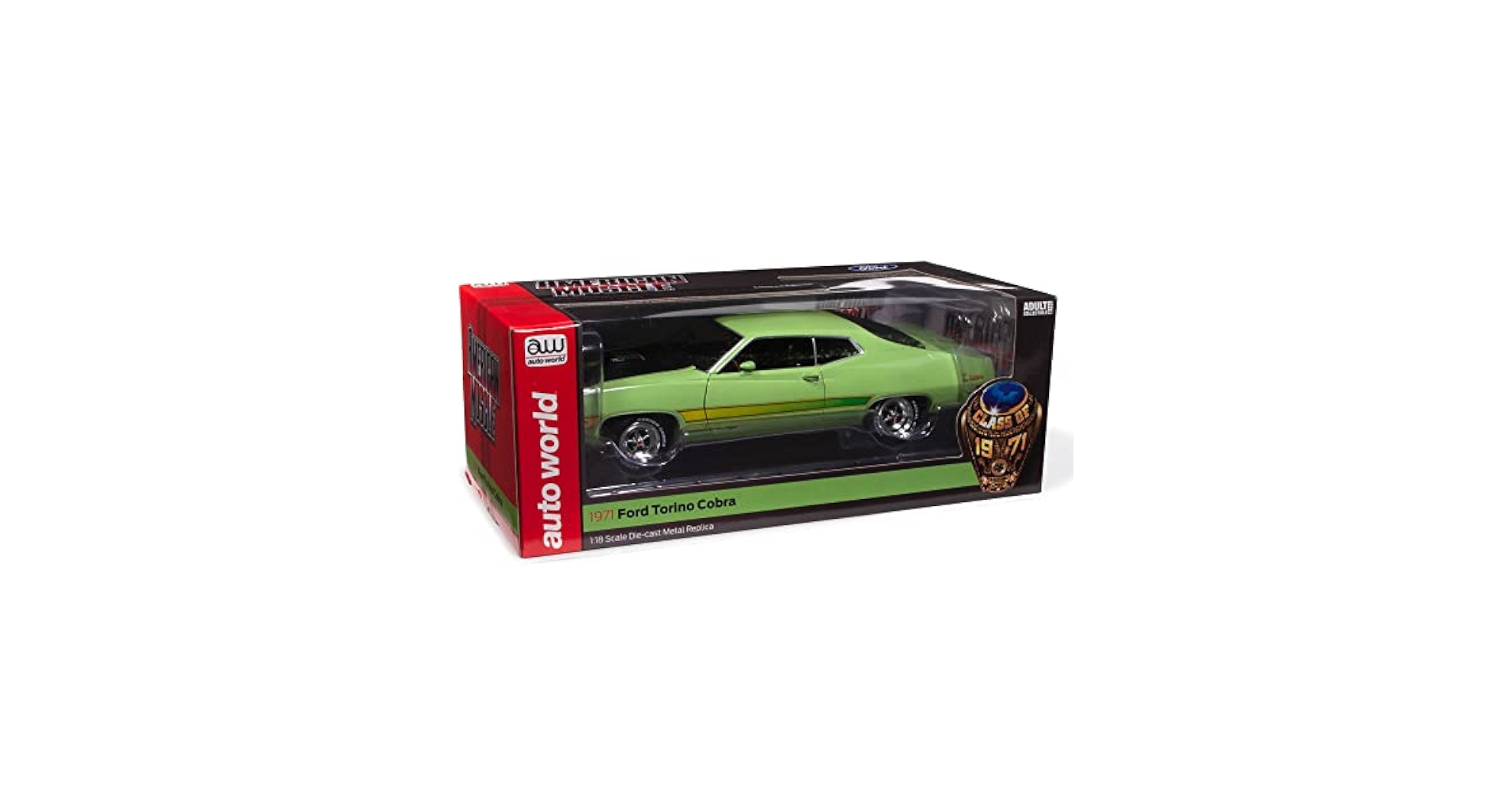 1970 Ford Torino GT 1:18 限定版 ダイキャストメタル 1970 Ford Torino GT Red 1:18 Auto World 975 | eBay