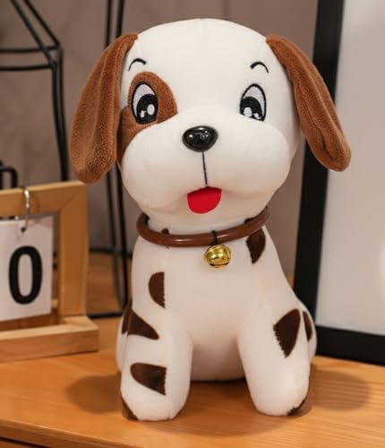 Image of Tickles Cute Puppy Soft Stuffed Plush AnimalToy for Kids (Size: 25 cm Color: White)