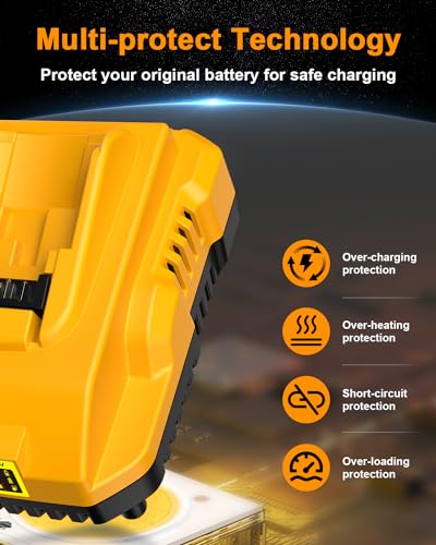 Coomyxin Dcb112 20V Max Battery Charger Replacement For Dewalt Battery Charger thumb #2