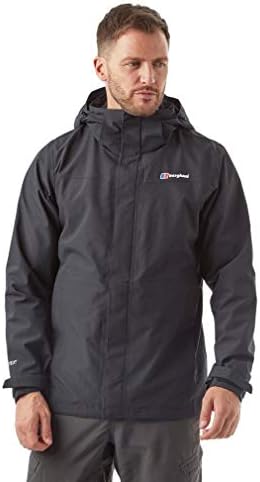 Berghaus Men’s Maitland Gore-TEX Walking Hiking Trekking Jacket, Black