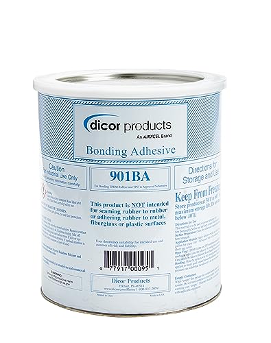 Dicor 901BA-1 Water-Based RV Roof System Bonding Adhesive - EPDM and TPO Compatible 1 Gallon