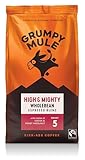 Grumpy Mule High and Mighty Espresso Blend Whole Coffee Beans with notes of Cocoa and Roast Hazelnut 200g - Image 1