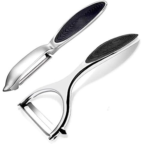 GOLD PIE 2S Schäler Set,Sparschäler Pendelklinge 14,5cm, Sparschäler 16.5 cm,Gemüseschäler rostfrei Cover