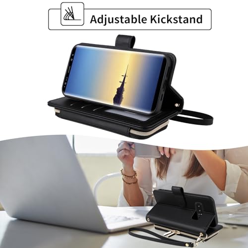 Coque Samsung Note 8 avec fermeture éclair résolvant le manque de place - 3
