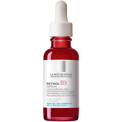 La Roche-Posay Pure Retinol Face Serum with Vitamin B3, Anti Aging Face Serum for Lines, Wrinkles & Premature Sun Damage to Resurface & Hydrate, Suitable for Sensitive Skin, 1.0 Fl. Oz
