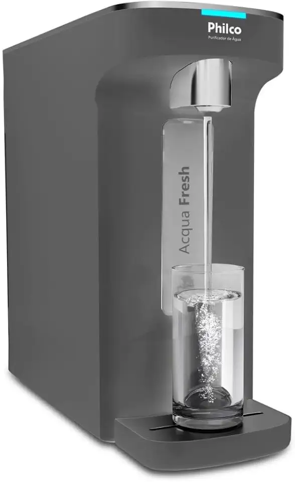 Purificador de Água Natural e Gelada Philco Ppu12c Cinza Bivolt