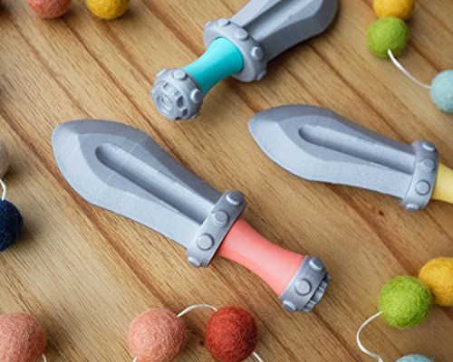 Image of Baby's First Sword - Fun Rattle Sensory Toy for Babies and Toddlers Coral, BA-C-P-0016