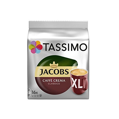 Tassimo Jacobs Caffè Crema Classico Xl (16 servings) (Pack of 4)