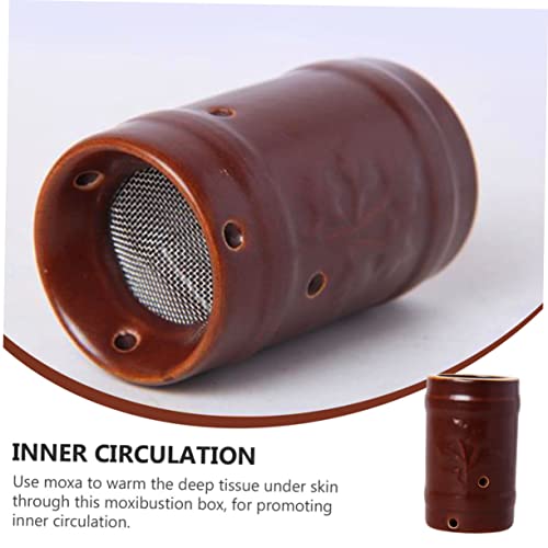 Caja de Moxibustión Pequeña para Calor para Alivio de Dolor Muscular, Terapia de Cuello y Articulaciones con Diseño Resistente al Calor miniatura 5