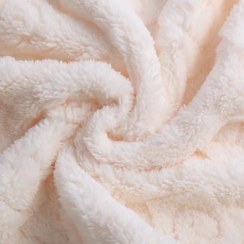 Image of Ultra Soft Fleece Baby Blanket,Swaddle & Receiving Blankets for Newborn Infant, Lightweight Breathable Nursery Nap Blanket for Crib Stroller, for Boys & Girls Heart Checkered 30 inchx40 inch Beige