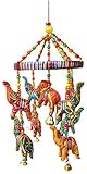 Rastogi Handicrafts Handmade Elephant Wall Roof Hanging Decorative Ornament Christmas Diwali Party Wedding Decorative Hanging