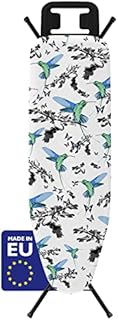 Bartnelli Ironing Board Made in Europe | Iron Board with 4 Layered Cover & Pad, Height Adjustable up to 36