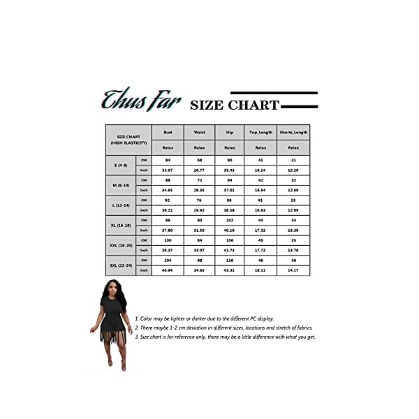 Two-Piece-Outfits-for-Women-Casual-Short-Sleeve-and-Tassel-Bodycon-Shorts-Sexy-Clubwear-Tracksuit-Set ThusFur Womens Summer Casual 2 Piece Black Outfit Short Sleeve Shirt Bodycon High Waist Shorts Set Sportswear Tracksuit with Tassel Size XX-Large